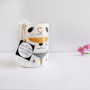 Bowls de cerámica "Animals" x 3