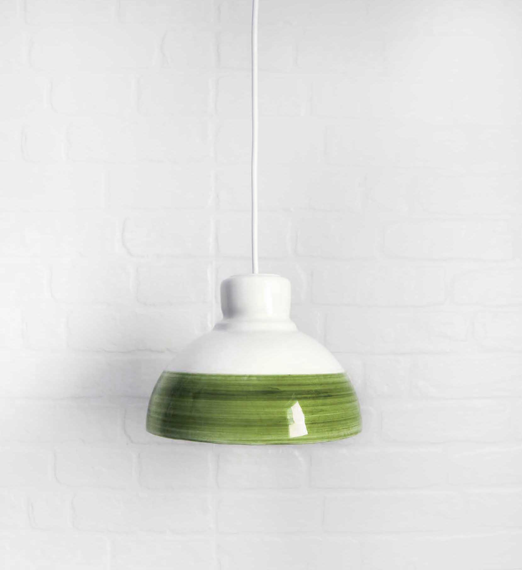 Lámpara de techo para colgar de cerámica