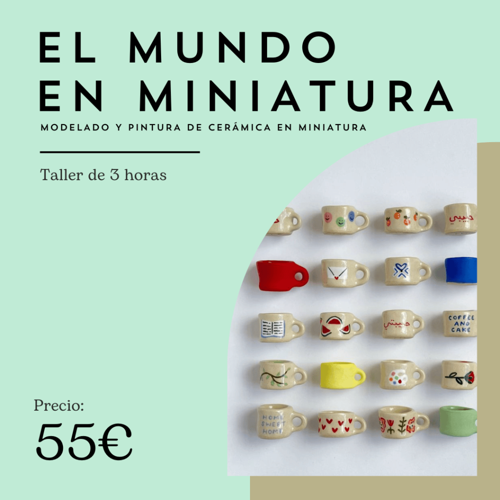 Taller de miniaturas en cerámica de Otoño, cerámica,en náquera, camp de turia,valencia